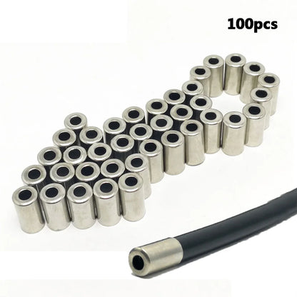 100pcs Cord End Covers  Bicycle Mountain Bike Riding Parts Shifter