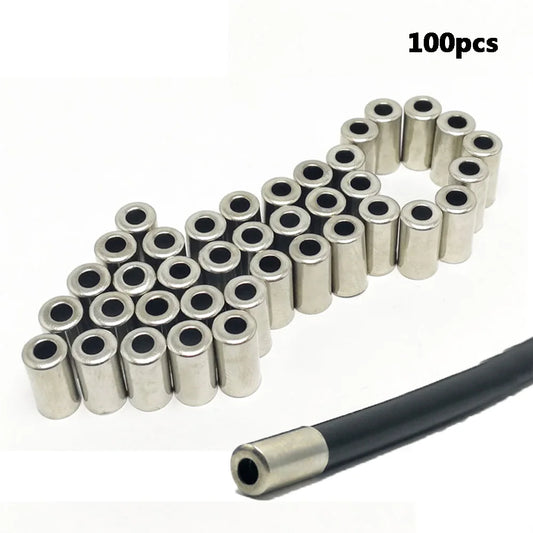 100pcs Cord End Covers  Bicycle Mountain Bike Riding Parts Shifter
